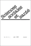 Sciences Sociales et Santé, Vol.31, n°3 - Septembre 2013