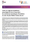 Interstats Analyse, n°75 - Juin 2025 - Trafic ou usage de stupéfiants : davantage de mis en cause dans les communes touristiques, frontalières ou avec de plus faibles niveaux de vie