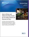 Harms to women and children from men's alcohol use: An evidence review and directions for policy