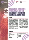 Les usages de substances psychoactives chez les collégiens et lycéens. Résultats EnCLASS 2024