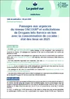 Passages aux urgences du réseau OSCOUR® et sollicitations de Drogues Info Service en lien avec la consommation de cocaïne : état des lieux en 2025