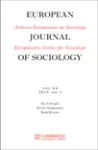 European Journal of Sociology