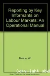 Reporting by key informants on labour markets: an operational manual