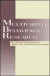 Multivariate Behavioral Research