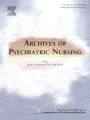 Archives of Psychiatric Nursing