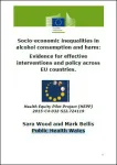 Socio-economic inequalities in alcohol consumption and harm: Evidence for effective interventions and policy across EU countries