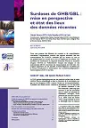 Surdoses de GHB/GBL : mise en perspective et état des lieux des données récentes