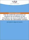 État de santé des personnes en situation de prostitution et des travailleurs du sexe et identification des facteurs de vulnérabilité sanitaire. Evaluation de santé publique