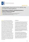 Web surveys as a method for collecting information on patterns of drug use and supply