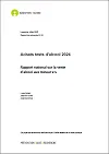 Achats tests d'alcool 2024. Rapport national sur la vente d'alcool aux mineur.e.s