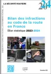 Bilan des infractions au code de la route en France. Bilan statistique 2023-2024