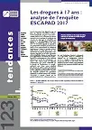 Tendances, n°123 - Février 2018 - Les drogues à 17 ans : analyse de l'enquête ESCAPAD 2017