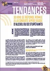 Tendances, n°161 - Janvier 2024 - 30 ans de réponse pénale à la conduite après usage d'alcool ou de stupéfiants
